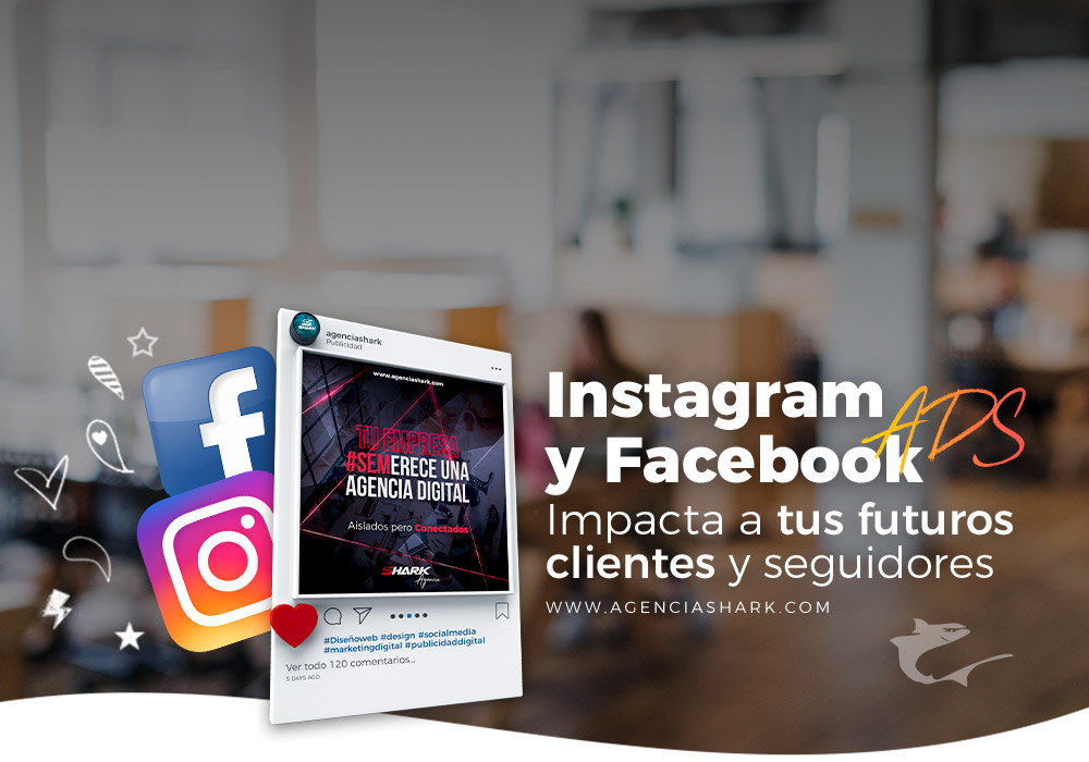 Moviles Banner Instagram facebook ads colombia mexico panama agencia digital shark